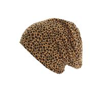 MSTRDS Beanie Printed Jersey Beanie Cheetha/Negro Einheitsgröße