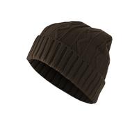 MSTRDS Beanie Beanie Cable Flap Chocolate Einheitsgröße