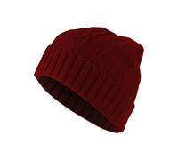 MSTRDS Beanie Beanie Cable Flap Maroon Einheitsgröße