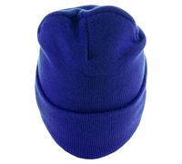 MSTRDS Beanie Beanie Basic Flap Long Version Royal Einheitsgröße