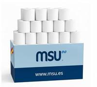 MSU | Rollo papel térmico 80x80 mm, 304 unidades | Sin BPA, duradero, impresión nítida | Para TPV y cajas registradoras, resultado profesional