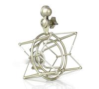 Msuiiixcccc 22mm Connector Metal Spider Microphone Shock Mount Mic Stand for MXL Tempo DX2 R144 R77 CR77 V69 770X 990 V87 V67 770 2006 910