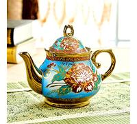 Msuiiixcccc 800ML Teapot Ceramic Teapot Restaurant Kettle New Bone China Cold Kettle Afternoon Wipe Kitchen Supplies (Color : A, Size : As The Picture Shows) (B As The Picture Shows)