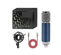 Msuiiixcccc All Metal F22 Condenser Professional Microphone for Laptop/Computer Mic for Recording Vocals Gaming Podcast Live Streaming (Color : 34mm Diaphragm)