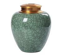 Msuiiixcccc Cremation Urns Funeral Urn Funeral Urn for Adult Pet Ashes Burial Urn at Home or Cemetery or Niche Large Size Adult Funeral Container Jars Handmade Ceramics Keepsake URG