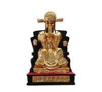 Msuiiixcccc Estatuas de Buda para el hogar Sala de Estar de 11.8 "Decoración de la Suerte Yoga Zen Decoración Buda de Estilo Chino Los Mejores Regalos de Feng Shui (Resina) Decoraciones de estatuas
