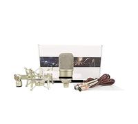 Msuiiixcccc High-End Professional Condenser Microphone for Computer Gaming Recording Singing Podcast Microphone Kits with Logo Shock Mount (Color : 34mm Capsule)
