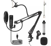 Msuiiixcccc Microphone Podcast Capacitor USB Microphone is Suitable for Smart Phone Video Streaming Recording Microphone (Color : for PC Android, Size : 4.5 * 15.5cm) (For Pc iPhone 4.5 * 15.5cm)