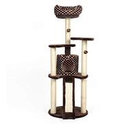 Msuiiixcccc Multi Ayer Cat Clim e Cat Toy Cat Tree Cat Rascador Plataforma de Salto para Gatos Arena para Gatos One Villa Cat Poste de Rascado