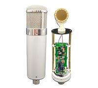 Msuiiixcccc Popular DIY 34mm Gold Capsule Podcast Pro Mic Studio Recording Kit Stereo Cardioid Large Diaphragm Condenser Microphone U47