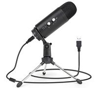 Msuiiixcccc Professional Streaming Studio Condenser Microphone Game USB Microphone, Computer Singing Microphone with Stand (Color : D, Size (B As The Picture Shows)