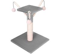 Msuiiixcccc Suministros para Gatos Gato pequeño Clim e Sisal Garra de molienda Gato Gato Rascador Poste de Juguete Divertido Bola Gato Plataforma de Salto Juguete para Gatos