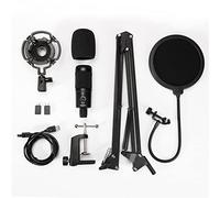 Msuiiixcccc USB Condenser Microphone Professional Recording Condenser Microphone for Youtube Podcast Game Streaming (Color : Blue, Size (Black As The Picture Shows)