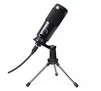 Msuiiixcccc USB Microphone Blue Metal Streaming Cardioid Mic Condenser Microphones For Laptop Pc Vocal Recording (Color : B)