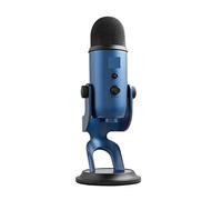 Msuiiixcccc USB Microphone For Recording and Streaming 4 Pick Up Mode For PC and Mac Live Microphones (Color : Blue)