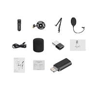 Msuiiixcccc USB Microphone Professional Condenser Microphone Kit for Gaming Podcasting Live Streaming Youtube Video Record (Color : AU01-K1 MI Adapter)