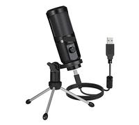 Msuiiixcccc USB Microphone with Mic Gain,192Khz/24Bit Podcast PC Computer Condenser Mic for Recording Gaming Streaming Youtube