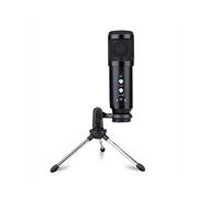 Msuiiixcccc USB Microphone with Tripod Stand Mute Button Latency-Free, Computer Microphone for Video Conference