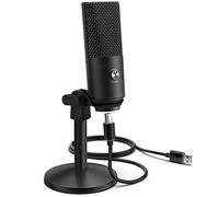 Msuiiixcccc USB Microphones for Laptops and Computers, Streaming Media Dubbing Podcasts for Recording Microphones (Color : Black, Size