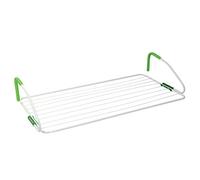 MSV - 130086 balcón tendedero de Metal, 10 m, Blanco/Azul/Rosa/Verde