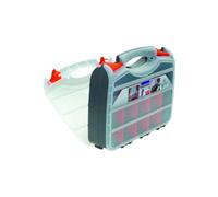 MSV 130106 - de Doble Cara Organizador Polipropileno Negro/Naranja/Transparente 32 x 26 x 8 cm