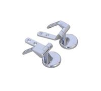 MSV 140334 Zinc para bisagras MDF Asiento del Inodoro/Acero Galvanizado 8 x 4 x 3 cm
