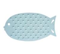 MSV 140381 - Alfombrilla Antideslizante para bañera (Caucho y carbonato de Calcio Poison Blanco 71 x 37 x 0.1 cm