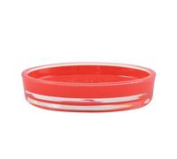MSV 140671 Jabonera PS 2 Tonos Rojo 13 x 9 x 3 cm