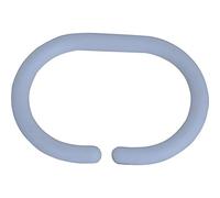 MSV 140850 12 Cortina de Ducha-Ring Polipropileno luz de plástico Color Azul 6 x 4 cm