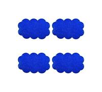 MSV 140900 - Nube 4 Antideslizantes PVC Lote Azul Marino 14.5 x 9 x 0,1 cm