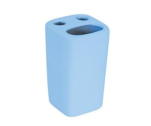 MSV 140926 - haití Vaso para Cepillo de Dientes de cerámica Azul Claro 2905c 6,5 x 10,5 cm