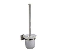 MSV 141442 - Escobillero de WC Satinado Parma de Zinc, Multicolor, 30 x 20 x 15 cm