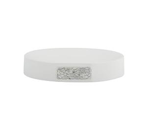 MSV 141599 - poliresina Luanda jabonera, Color Blanco