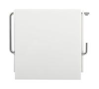 MSV 141900 - Portarollos de poliestireno, blanco, 13.5 x 12 x 1.9 cm