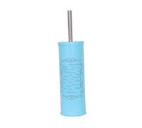 MSV 142002 - Escobillero de WC Paris en Acero Inoxidable, Azul, 30 x 20 x 15 cm