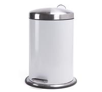 MSV Acero Inoxidable 100383 Polipropileno Papelera 3 L Blanco