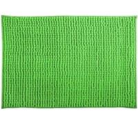 MSV - Alfombra de Baño Chenilla - Microfibra Suave Antideslizante de Secado Rápido - 40 x 60 cm - Verde Claro - Lavable en Máquina - Ideal para Toda la Familia