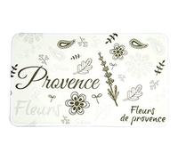 MSV Alfombra de baño de Microfibra 45x75cm Provenza
