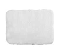 MSV - Alfombra de baño de Microfibra - 50 x 70 cm - Blanco - Suave y cómodo - Rápida absorción - Ideal para el baño - Fácil Cuidado - Secado rápido