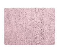 MSV - Alfombra de baño de Microfibra - 50 x 70 cm - Rosa Pastel - Suave y cómodo - Rápida absorción - Ideal para el baño - Fácil Cuidado - Secado rápido