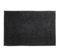MSV Alfombrilla de baño de felpilla de Pelo Largo, 50 x 80 cm, Color Gris Oscuro