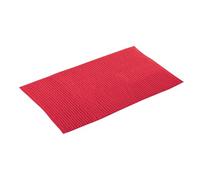 MSV Alfombra de baño MS2517 Chenille Microfibra antideslizante lavable 60 x 90 cm Rojo