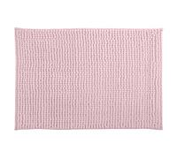 MSV Alfombrilla de baño de Chenilla de Pelo Largo, 40 x 60 cm, Color Rosa Pastel