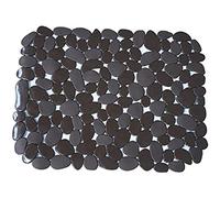 MSV Alfombra DE PVC para Fregadero-Chocolate, 40x31x0.5 cm