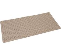 MSV Alfombrilla de baño Quadro antideslizante Beige talla única