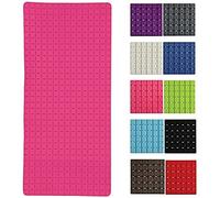 MSV Alfombrilla de baño, Color Magenta, Talla única