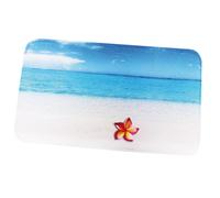 MSV Alfombra de baño Paradise 45 X 75 X 0.5 cm, Microfibra, Multicolor