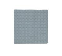 MSV - Alfombrilla de Ducha Antideslizante - Quadro Rubber - 54 x 54 cm - Gris - Superficie de Ducha Segura - Apta para Todo Tipo de Suelos - Fácil de Limpiar