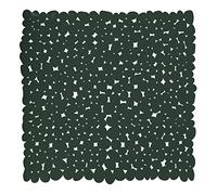 MSV Alfombrilla de Ducha, antibacteriana, Antideslizante, con ventosas, Color Verde Oscuro, Aprox. 53 x 53 cm, Cloruro de polivinilo, 54 x 54 cm