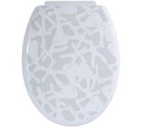 MSV Asiento W.C. 'Silhouette', Plástico, Gris, 47x36.5x3.5 cm, 91 Unidades